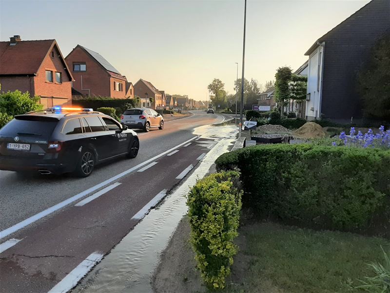 Opnieuw een waterlek in de OLV-straat
