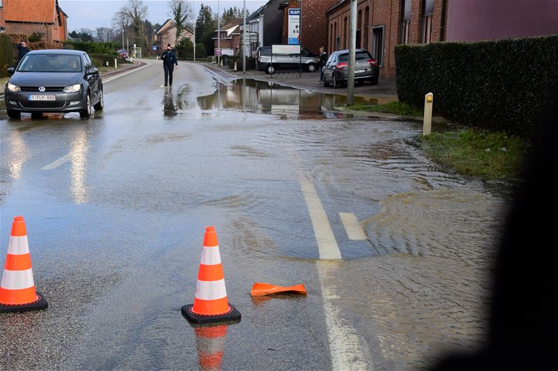 Opnieuw hinder door waterlek in OLV-straat