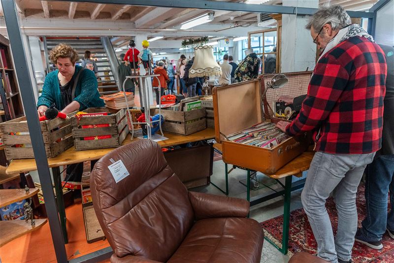 Overrompeling op vintagedag in kringloopwinkel