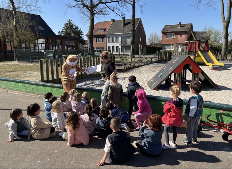 Paashaas zette de Pagadders aan 't werk