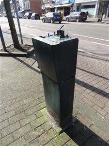 Parkeerautomaat vernield