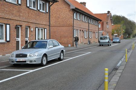 Parkeervakken in de Edward Staintonstraat