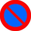 Parkeerverbod met de voeten getreden
