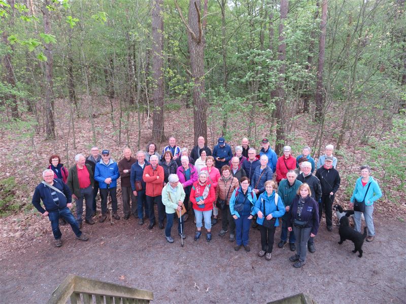 Pasar op wandel aan de Begijnenvijvers
