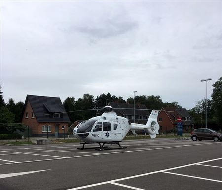 Patiëntje van SFZ met helicopter opgehaald