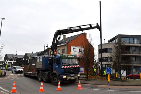 Plaatsing paal doet verkeer omrijden