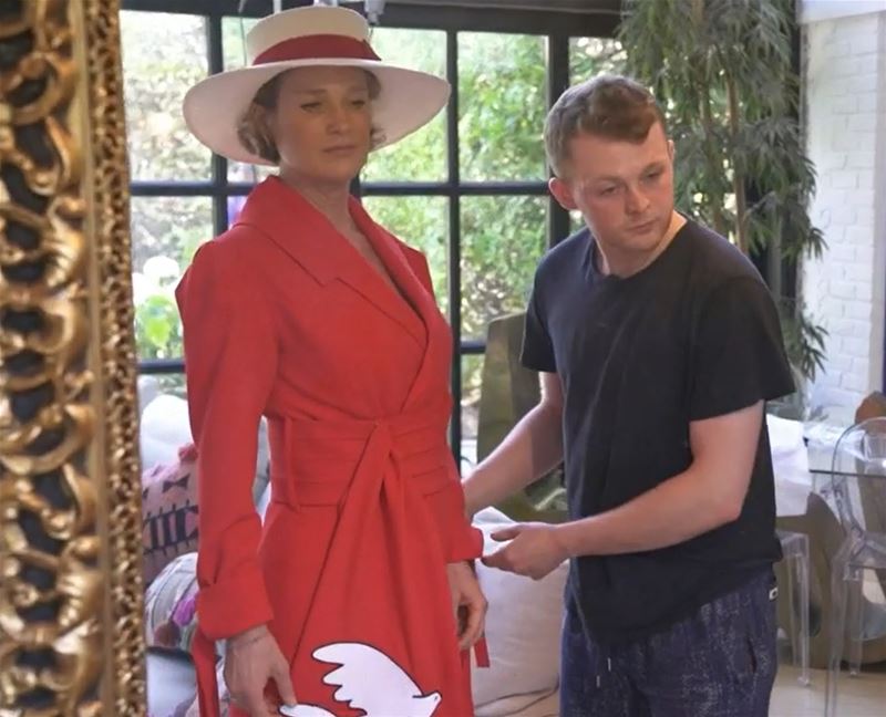 Pol Vogels liet prinses Delphine stralen