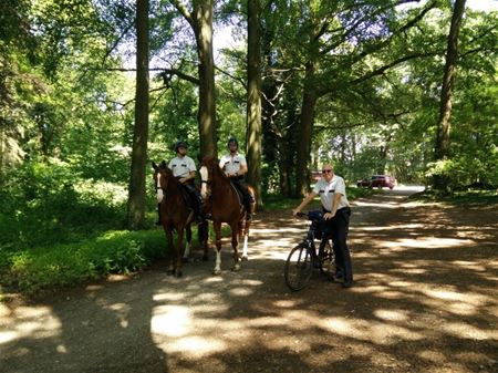 Politie te paard tegen sex en drugs