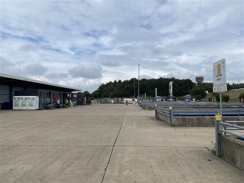 Recyclagepark alleen in de voormiddag open
