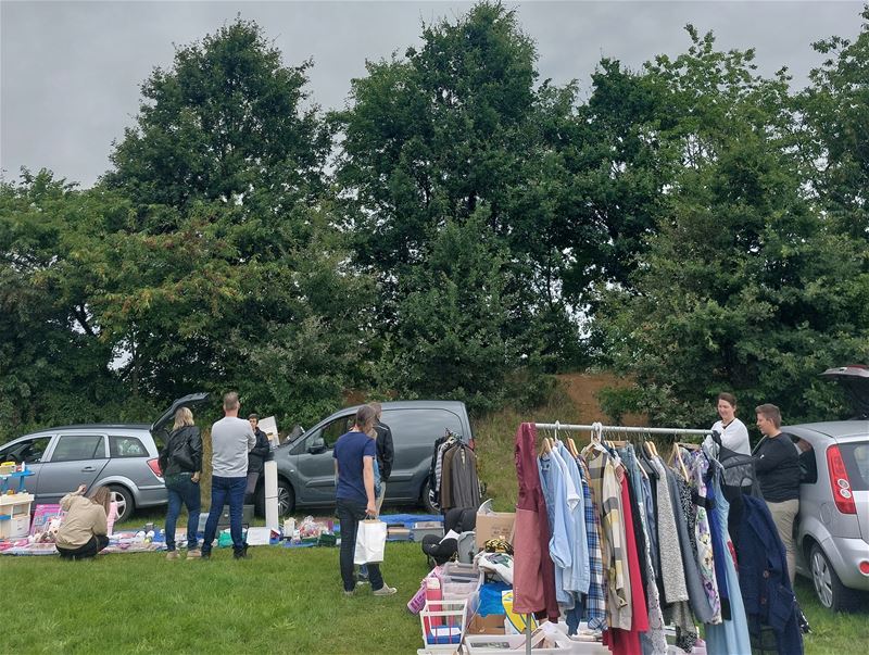 Rommelmarkt van de KAJ in Eversel