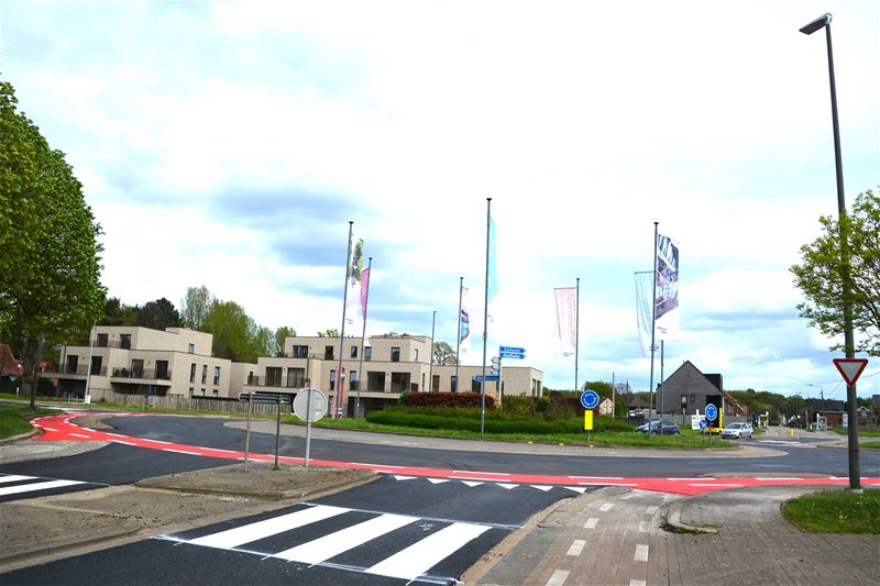 Rotonde in Zolder is afgewerkt