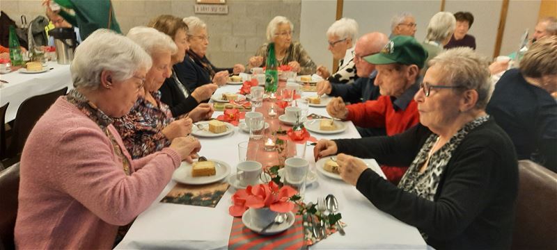 Samana Boekt hield een kerstfeestje