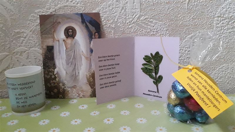 Samana Heusden ging op paasbezoek