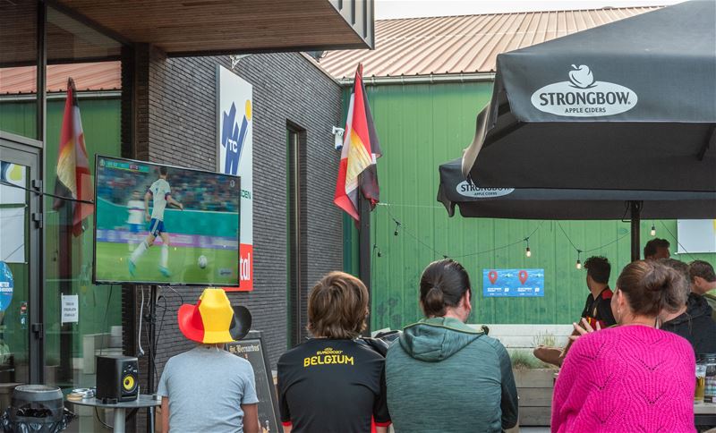 Samen supporteren voor de Rode Duivels