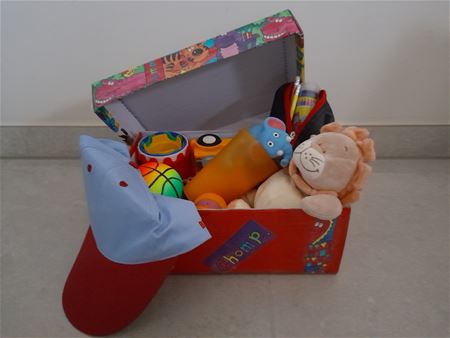 Schoenendoosactie komt op kruissnelheid