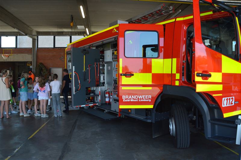 Scholen kwamen kennismaken met de brandweer