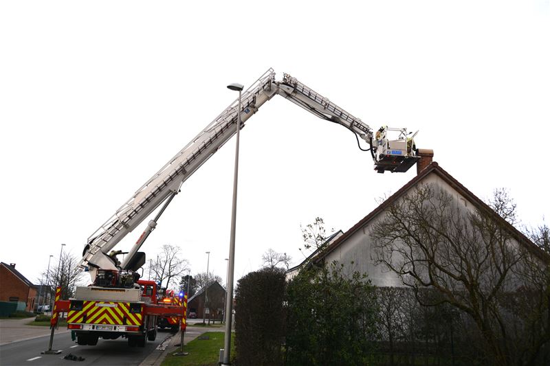 Schouwbrandje in de Heuvelstraat