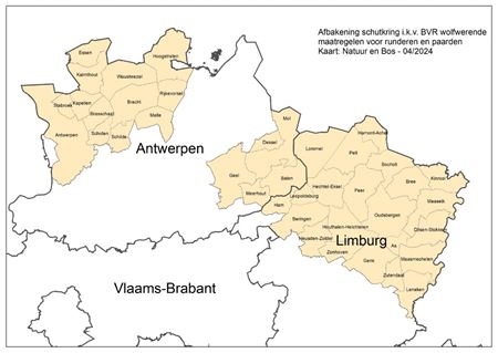Schutkring voor wolvenschade is verlengd