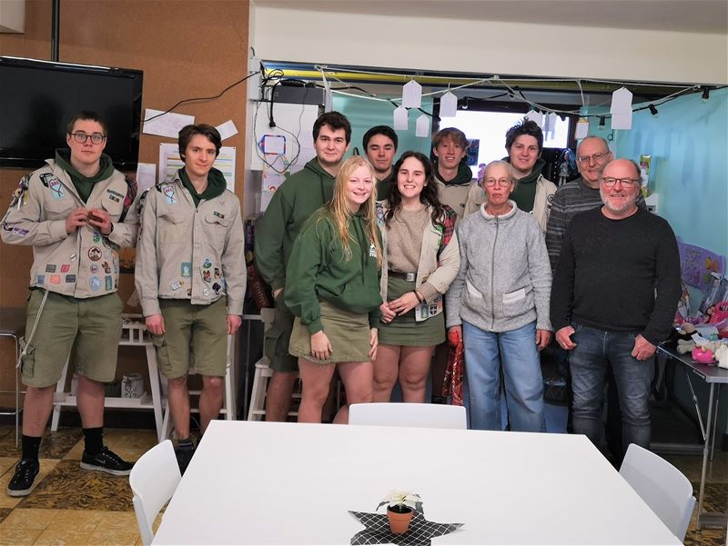 Scouts Eversel schenkt € 1.700 aan St.Vincentius