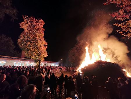 Sint-Maartensvuur Lindeman is uitgesteld