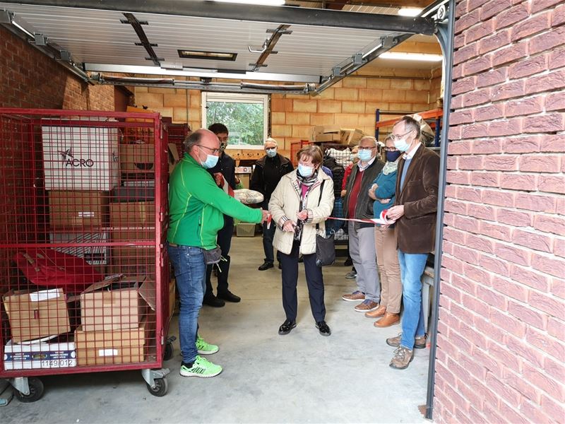 Sint-Vincentius heeft nieuwe magazijn geopend