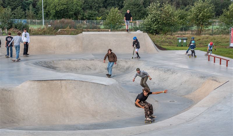 Skatepark is feestelijk geopend