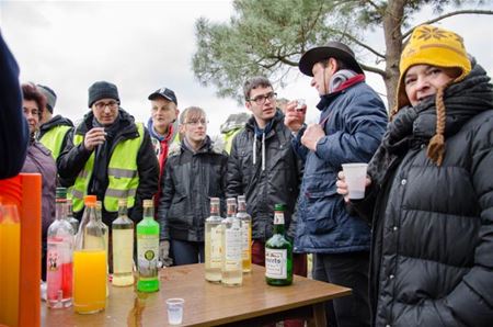 Smash op wandel voor nieuwjaarsreceptie