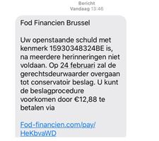 SMS-oplichters ook vandaag weer actief