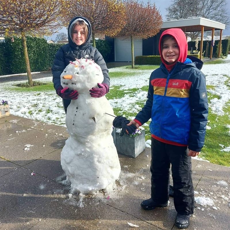 Sneeuwpret in de paasvakantie