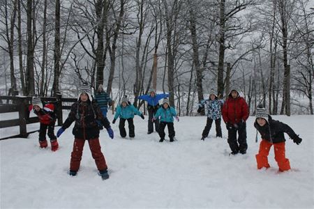 Sneeuwpret in Oostenrijk