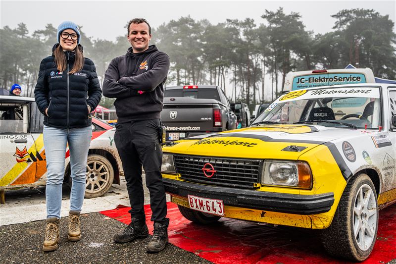 Spektakel tijdens Wintercup Rallytest