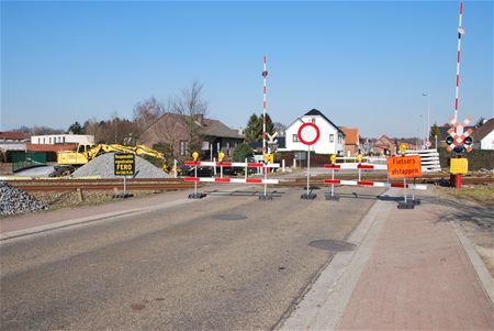 Spooroverweg is afgesloten