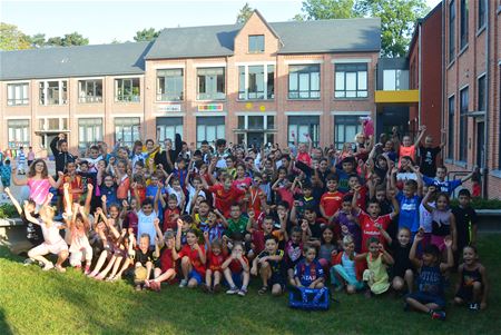 Sportieve leerlingen in Berkenbos