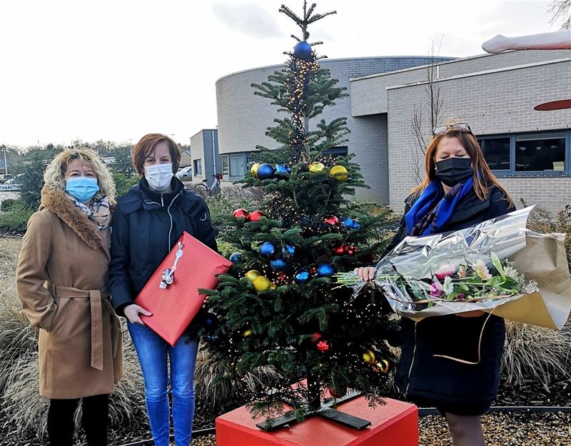't Weyerke had de mooiste kerstboom in Zolder