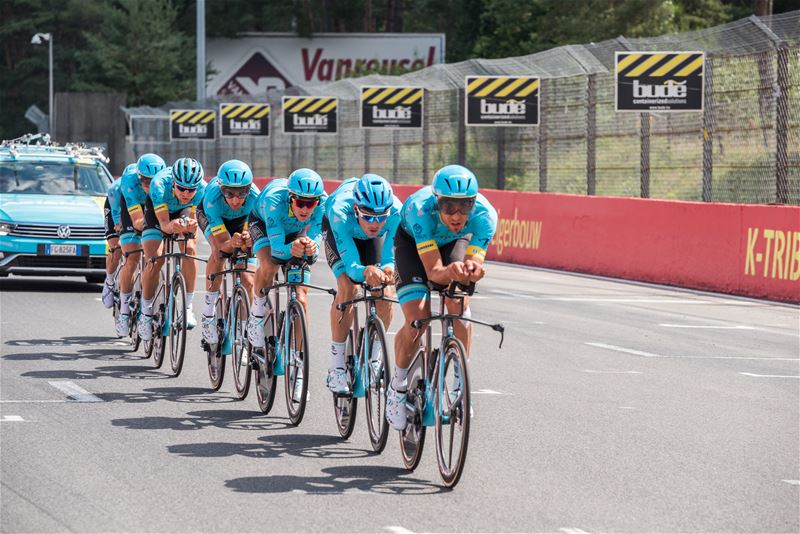 Teams oefenen volop op ploegentijdrit