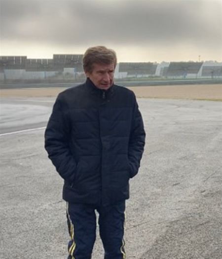 Thierry Boutsen ziet zijn F1-bolide rondjes maken