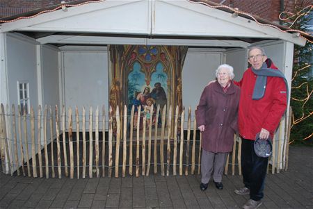 Toch een kerststal in Heusden-Centrum