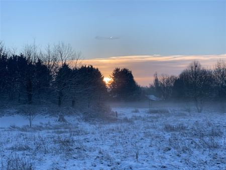 Toen begon de zon de strijd met de sneeuw