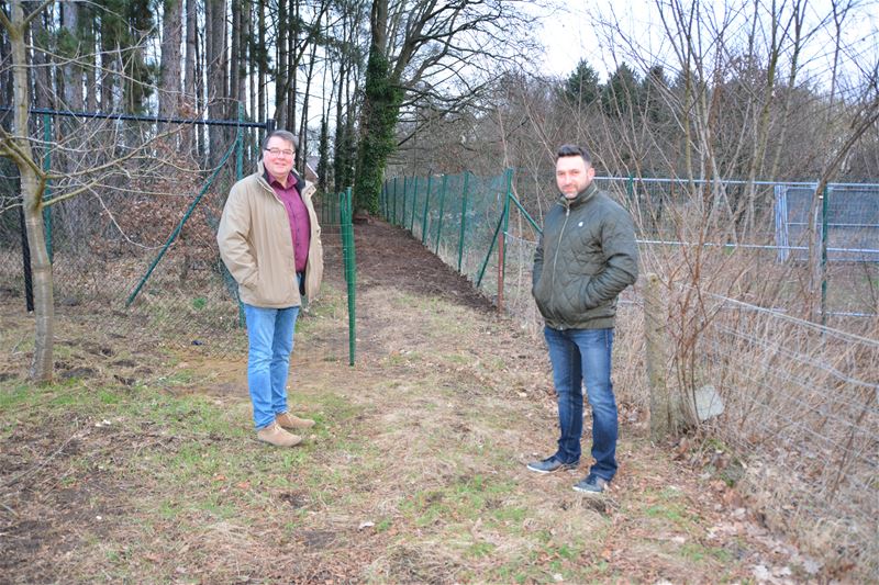 Trage weg tussen Brugstraat en Zandloper weer open