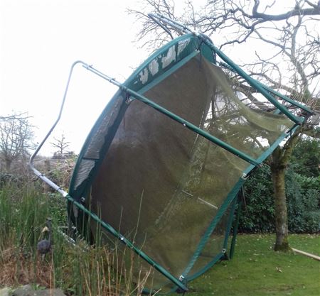 Trampoline ging op reis