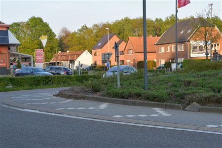 Transport beschadigde rotonde