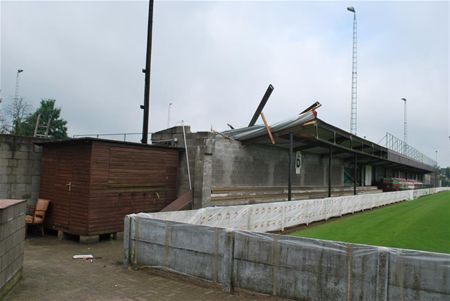 Tribunes beschadigd bij SK 06