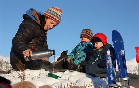 Tristan, Nanook, Kim en Jochen weer op tocht