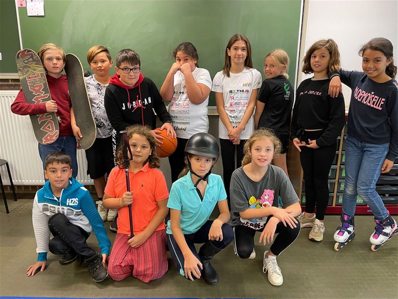 Trotse sportievelingen in Beekbeemden