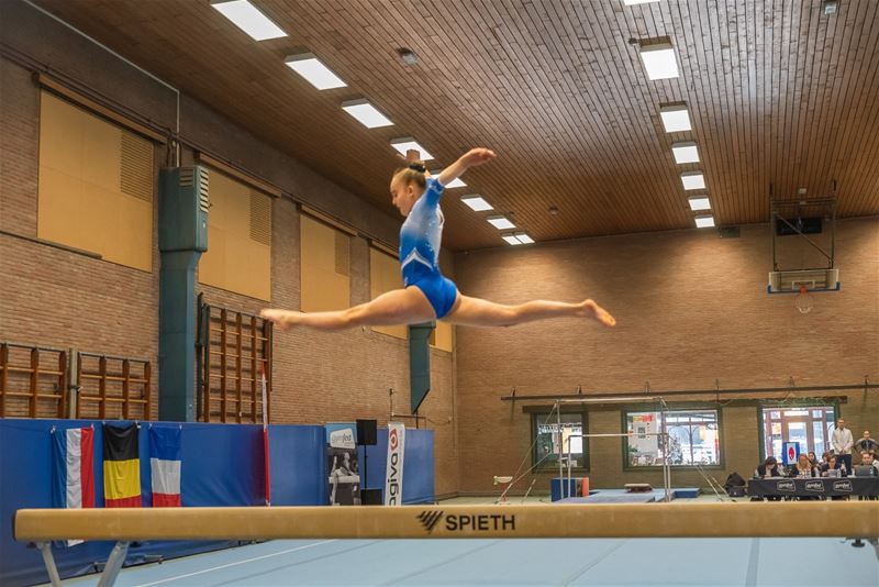 Turnwedstrijden op hoog niveau in Berkenbos