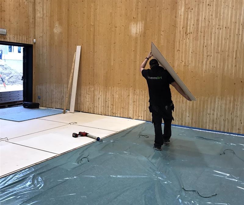 Uitrusting LED-sportzaal is hightech operatie