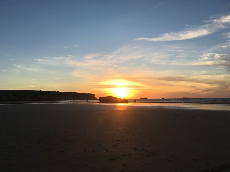 Vakantiegroeten uit Arromanches