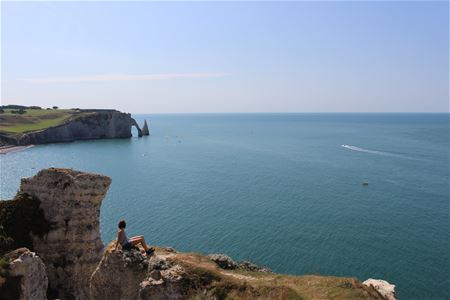 Vakantiegroeten uit Etretat