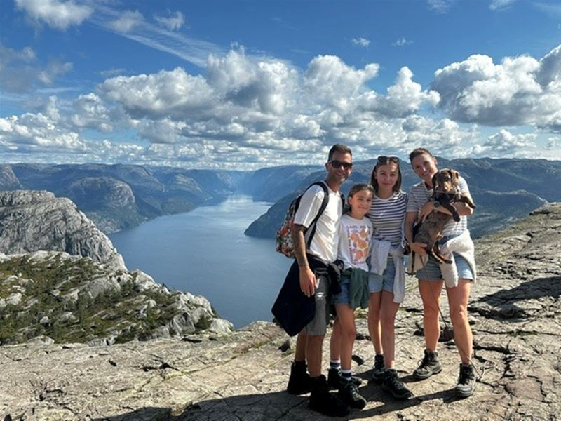 Vakantiegroeten uit Noorwegen