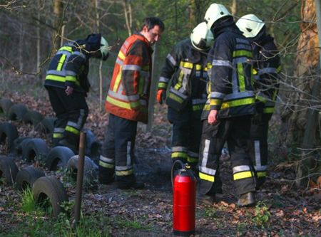 Vandalen stichten brand aan BMX-parcours